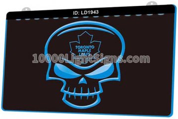 LD1943 Toronto Maple Leafs TOR Skull NHL Sports