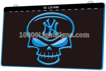 LD1946 New York Yankees AL MLB Skull Sports