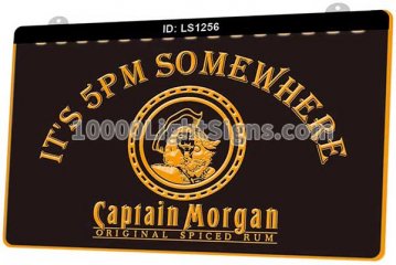 LS1256 Its 5 Pm Somewhere Captain Morgan Rum