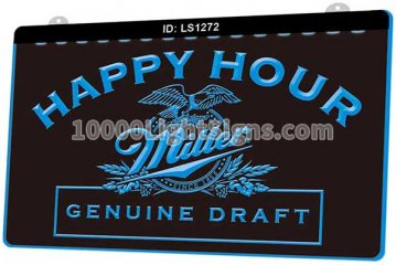 LS1272 Miller Beer Happy Hour Bar Pub