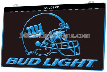 LD1956 New York Giants NFC NFL Helmet Sports Bud Light