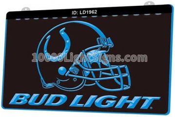 LD1962 Indianapolis Colts AFC NFL Helmet Sports Bud Light