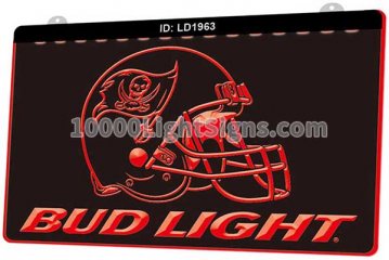 LD1963 Tampa Bay Buccaneers NFC NFL Helmet Sports Bud Light