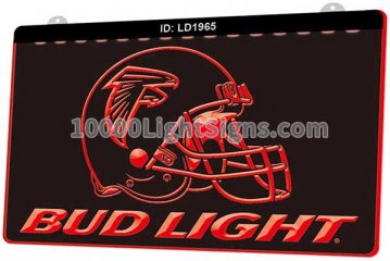 LD1965 Atlanta Falcons NFC NFL Helmet Sports Bud Light