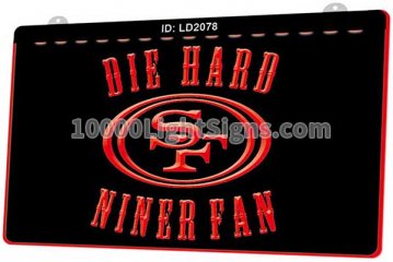 LD2078 San Francisco 49ers NFC NFL Sports Die Hard Niner Fan