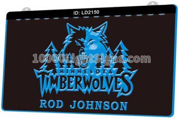 LD2150 Minnesota Timberwolves MIN NBA Sports Rod Johnson
