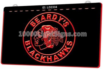 LD2334 Chicago Blackhawks CHI NHL Sports Beardys