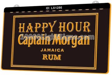LS1286 Captain Morgan Rum Happy Hour Bar