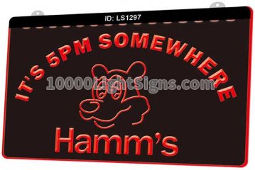 LS1297 Its 5 Pm Somewhere Hamms Beer