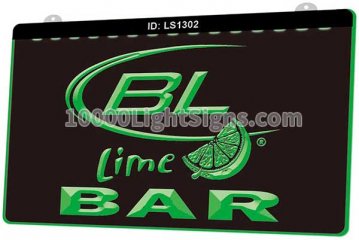 LS1302 Bar Bud Lite Lime Beer