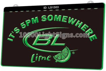 LS1303 Its 5 Pm Somewhere Bud Lite Lime