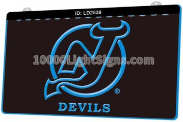 LD2538 New Jersey Devils NJD NHL Sports