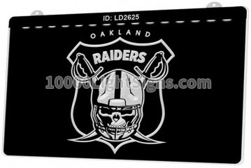 LD2625 Oakland Raiders AFC NFL Helmet Sports