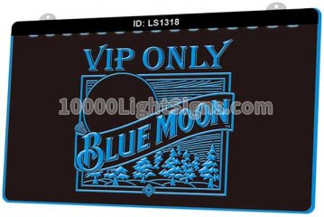 LS1318 Vip Only Blue Moon Beer