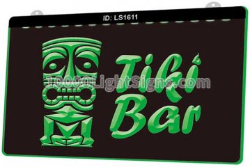 LS1611 New Best Tiki Bar Mask Pub Club