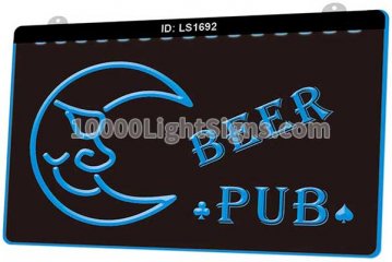 LS1692 Moon Beer Pub Traditional Bar