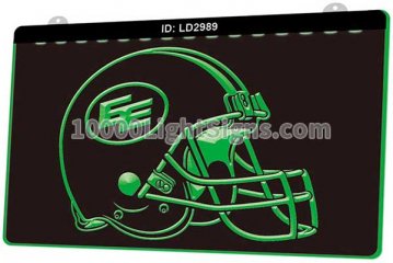 LD2989 Edmonton Eskimos Canadian football Helmet