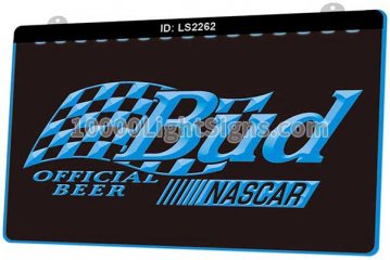 LS2262 Nascar Bud Official Beer