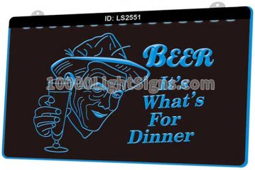 LS2551 Beer Bar Its Whats For Dinner