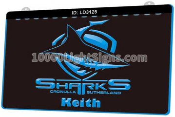LD3125 Sharks Cronulla Sutherland Sports Keith