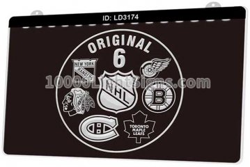 LD3174 Original 6 NHL Sports