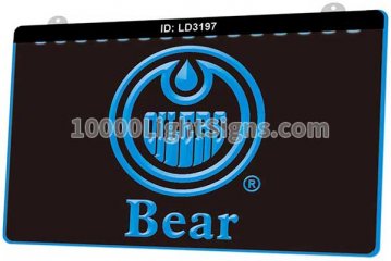 LD3197 Edmonton Oilers EDM NHL Sports Bear