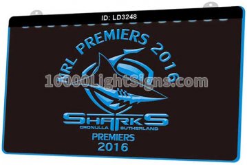 LD3248 Sharks Cronulla Sutherland Premiers 2016 Sports