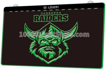 LD3251 Canberra Raiders Football Sports