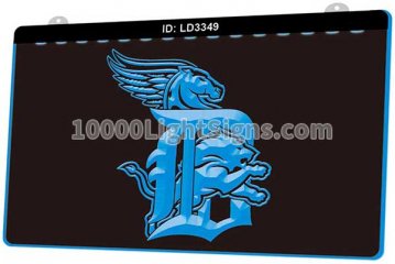 LD3349 Detroit Sports Teams Lions Red Wings