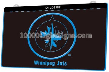 LD3387 Winnipeg Jets WPG NHL Sports