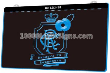 LD3418 Rangers Fc Remembers