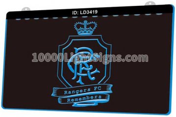 LD3419 Rangers Fc Remembers