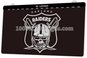 LD3423 Oakland Raiders AFC NFL Sports