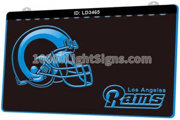 LD3465 Los Angeles Rams NFC NFL Helmet Sports