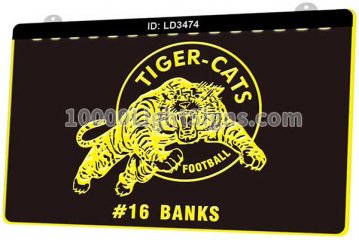 LD3474 Hamilton Tiger Cats Football 16 Banks