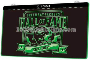 LD3649 Green Bay Packers Helmet Hall of Fame