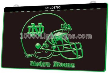 LD3795 Notre Dame Fighting Irish football Helmet