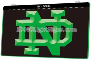 LD3814 Notre Dame Fighting Irish footbal