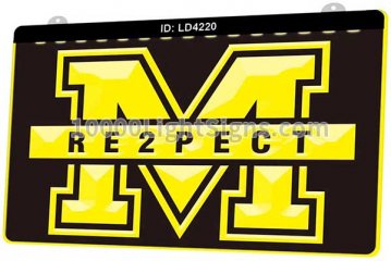 LD4220 Michigan Wolverines Football Re2pect