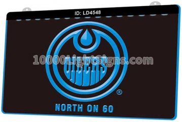 LD4548 Edmonton Oilers EDM NHL Sports Bear North On 60