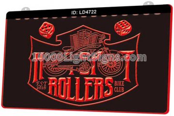 LD4722 Hot Sport Rollers Bike Club Dice