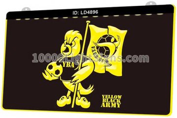 LD4896 VSCO 61 Amateur Sports Team YBA Yellow Black Army