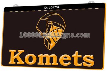 LD4754 Fort Wayne Komets Ice Hockey Helmet