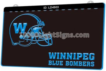 LD4903 Cfl Winnipeg Blue Bombers Helmet
