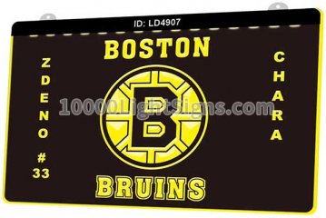 LD4907 Boston Bruins BOS NHL Sports