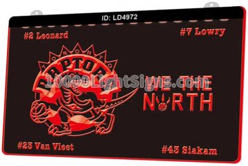 LD4972 Toronto Raptors TOR NBA Sports