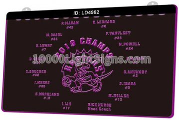 LD4982 Toronto Raptors TOR NBA Sports