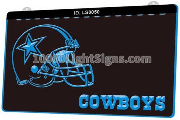 LS0050 Dallas Cowboys NFC NFL Sports Helmet Bar