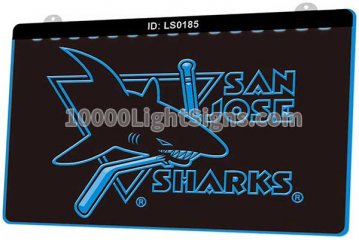 LS0185 San Jose Sharks SJS NHL Sports