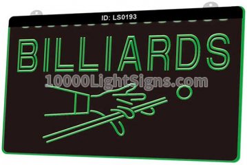 LS0193 Billiards Pool Room Table Bar Pub